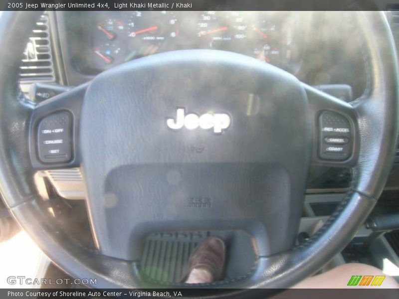 Light Khaki Metallic / Khaki 2005 Jeep Wrangler Unlimited 4x4