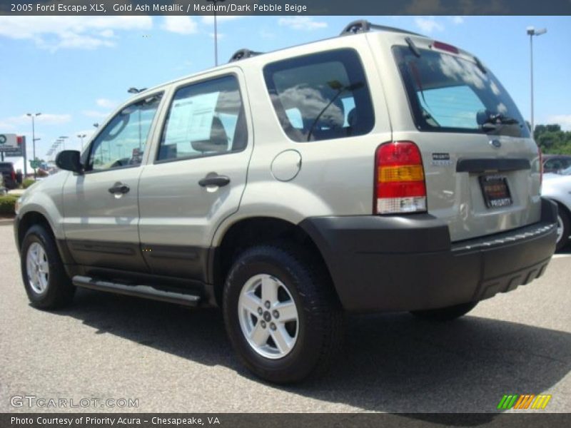 Gold Ash Metallic / Medium/Dark Pebble Beige 2005 Ford Escape XLS