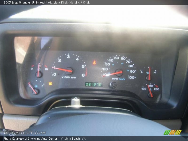 Light Khaki Metallic / Khaki 2005 Jeep Wrangler Unlimited 4x4