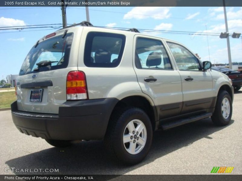 Gold Ash Metallic / Medium/Dark Pebble Beige 2005 Ford Escape XLS