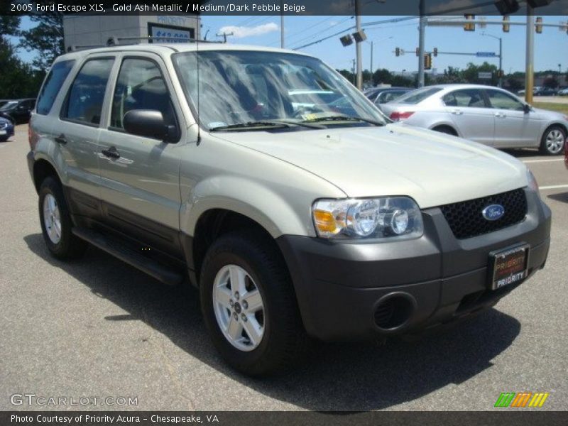 Gold Ash Metallic / Medium/Dark Pebble Beige 2005 Ford Escape XLS