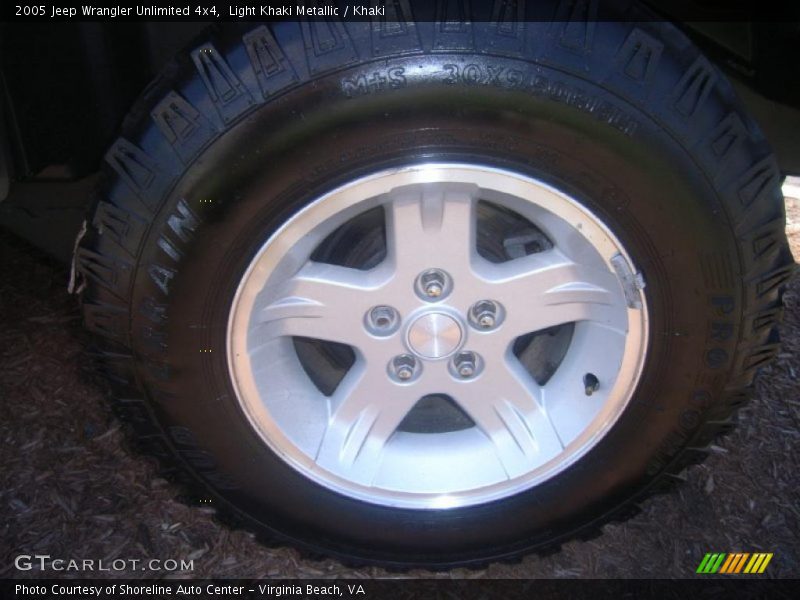 Light Khaki Metallic / Khaki 2005 Jeep Wrangler Unlimited 4x4