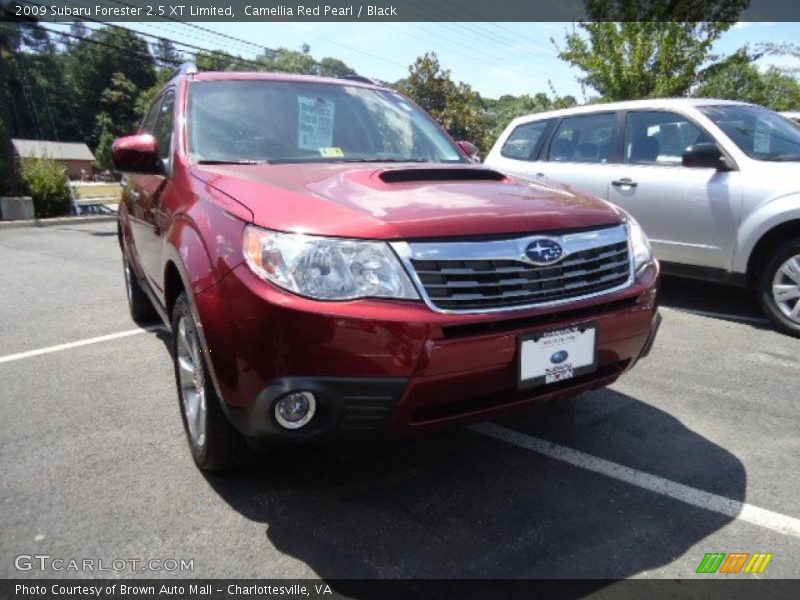 Camellia Red Pearl / Black 2009 Subaru Forester 2.5 XT Limited