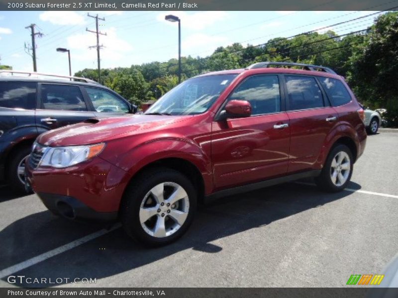 Camellia Red Pearl / Black 2009 Subaru Forester 2.5 XT Limited