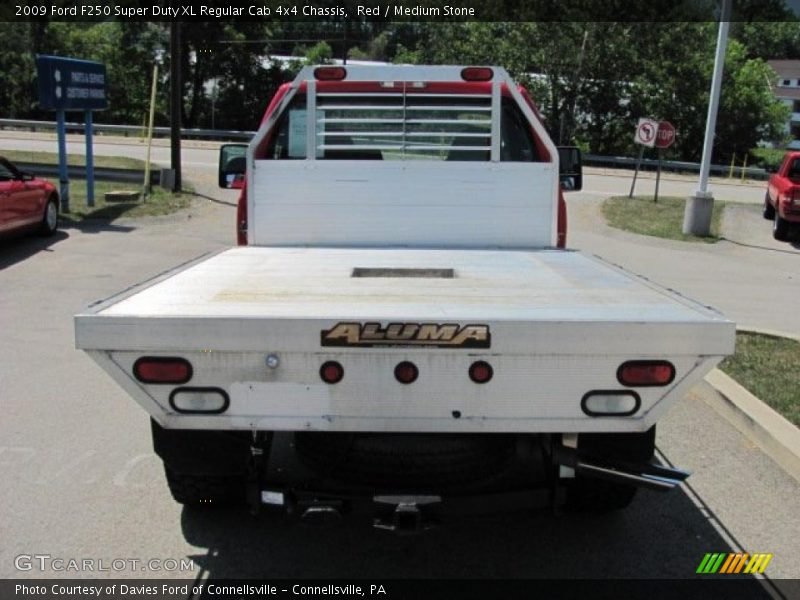 Red / Medium Stone 2009 Ford F250 Super Duty XL Regular Cab 4x4 Chassis