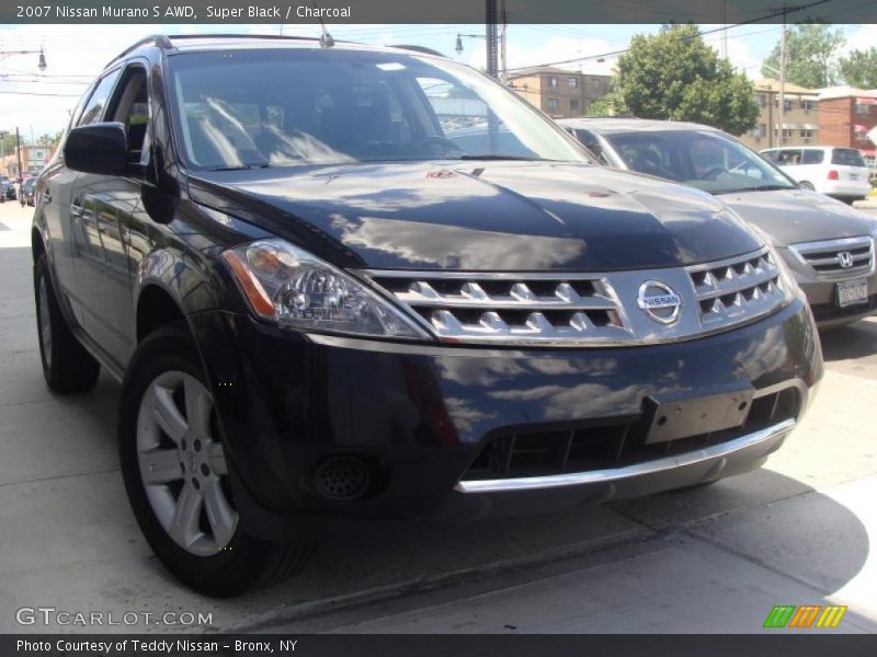 Super Black / Charcoal 2007 Nissan Murano S AWD