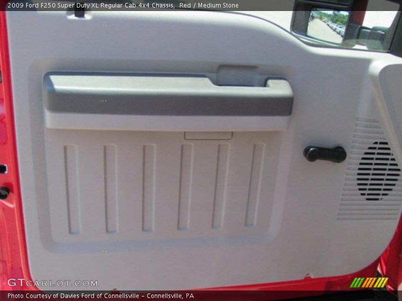 Red / Medium Stone 2009 Ford F250 Super Duty XL Regular Cab 4x4 Chassis