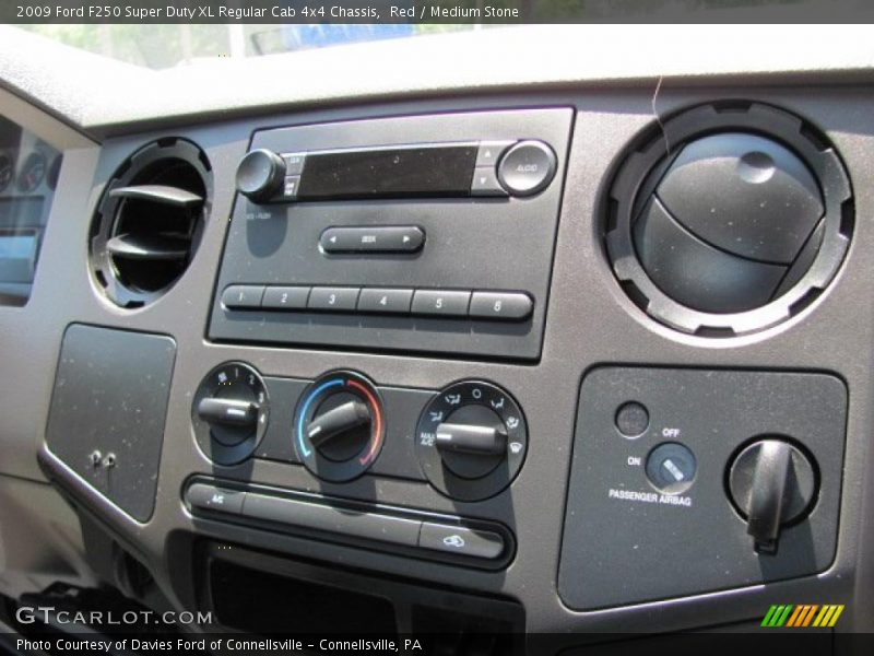 Red / Medium Stone 2009 Ford F250 Super Duty XL Regular Cab 4x4 Chassis