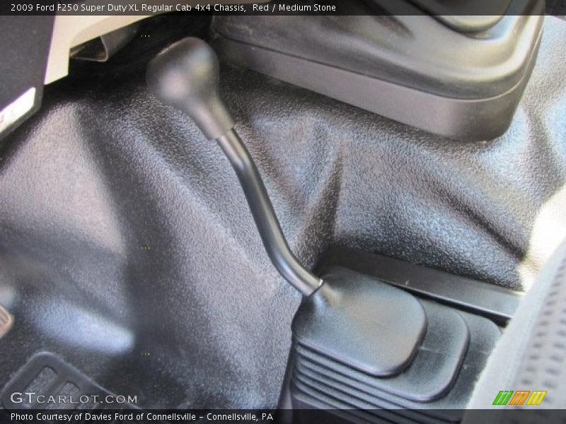 Red / Medium Stone 2009 Ford F250 Super Duty XL Regular Cab 4x4 Chassis