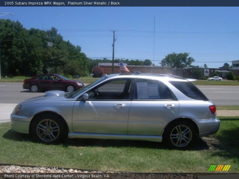 Platinum Silver Metallic / Black 2005 Subaru Impreza WRX Wagon