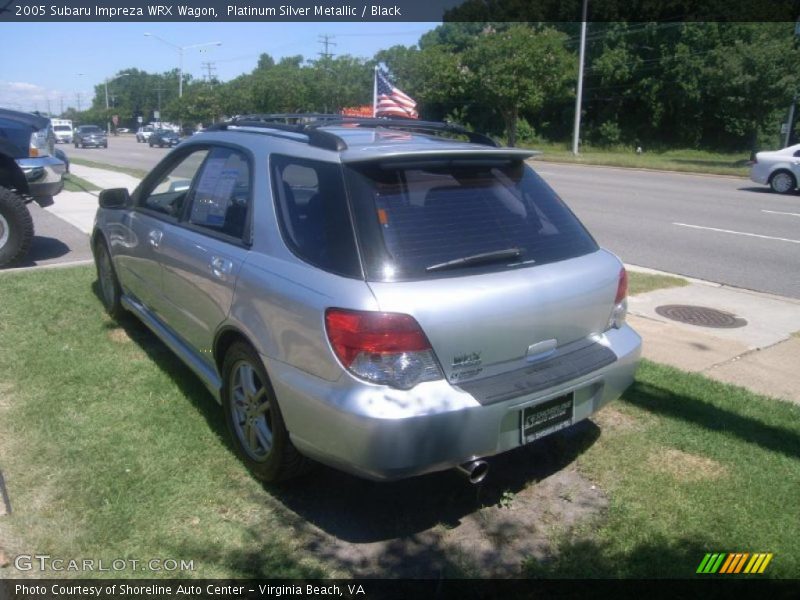 Platinum Silver Metallic / Black 2005 Subaru Impreza WRX Wagon
