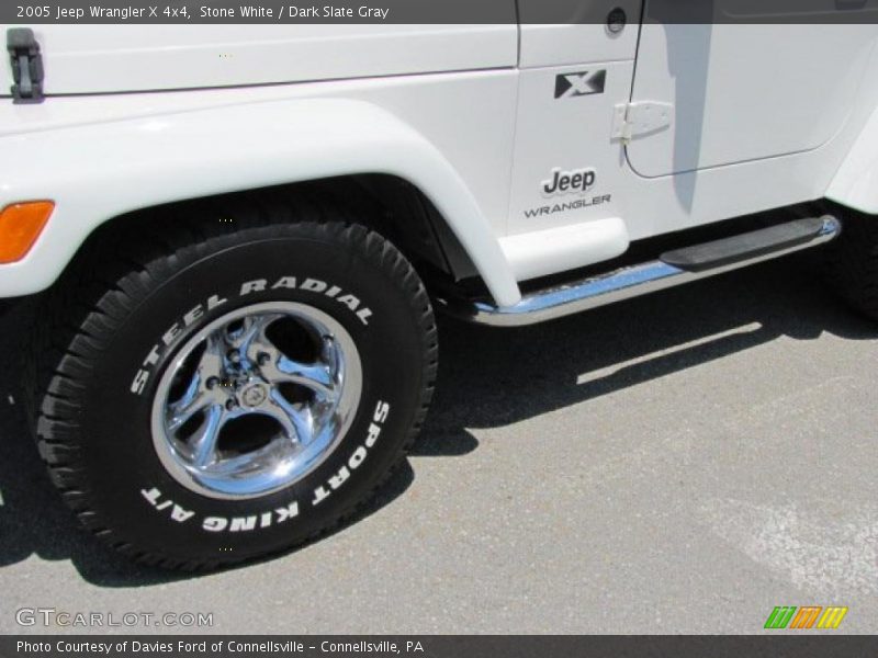 Stone White / Dark Slate Gray 2005 Jeep Wrangler X 4x4