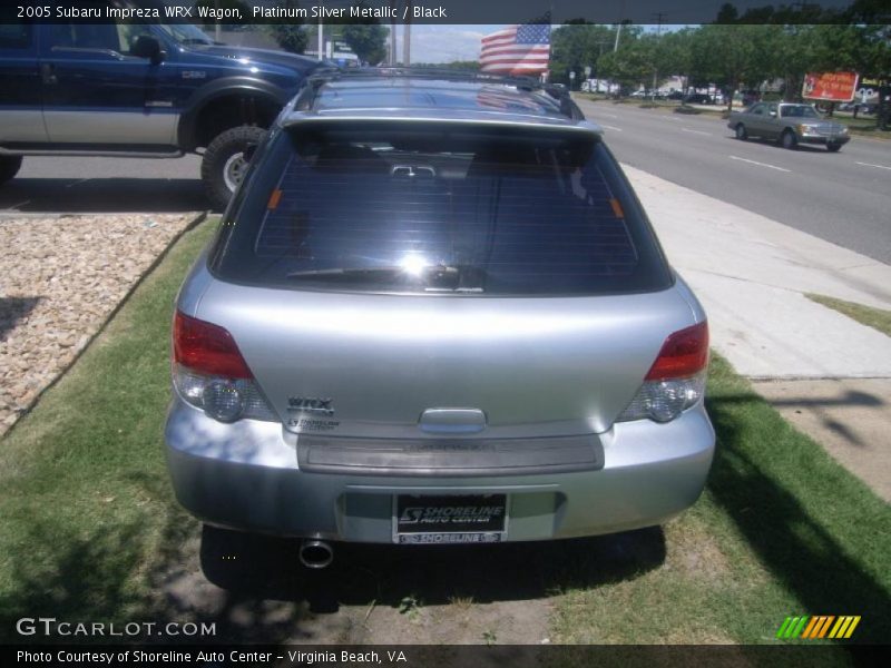 Platinum Silver Metallic / Black 2005 Subaru Impreza WRX Wagon