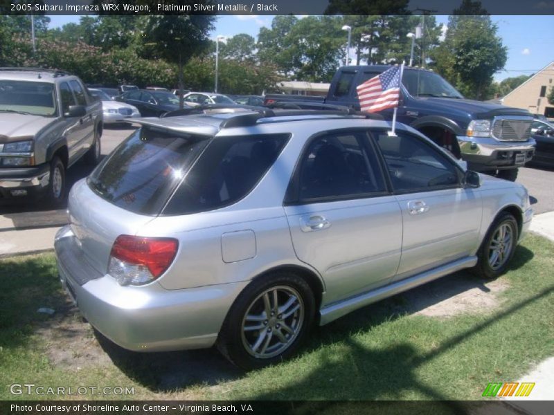 Platinum Silver Metallic / Black 2005 Subaru Impreza WRX Wagon