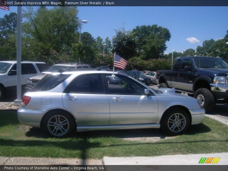 Platinum Silver Metallic / Black 2005 Subaru Impreza WRX Wagon