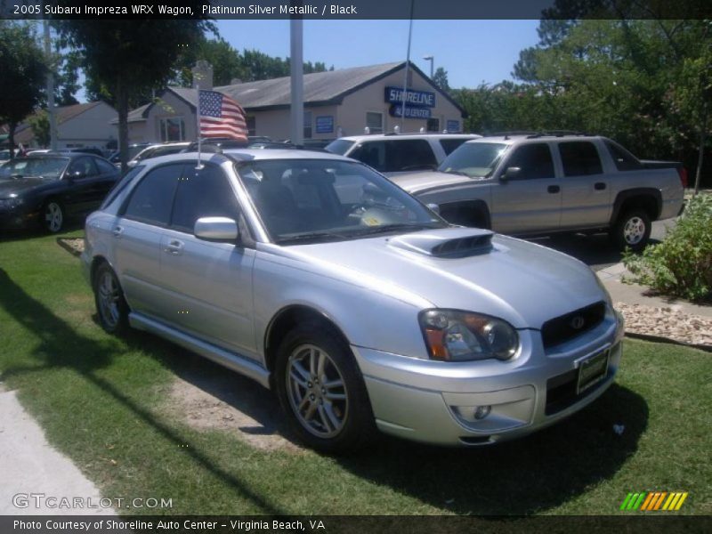 Platinum Silver Metallic / Black 2005 Subaru Impreza WRX Wagon