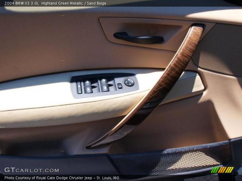 Highland Green Metallic / Sand Beige 2004 BMW X3 3.0i