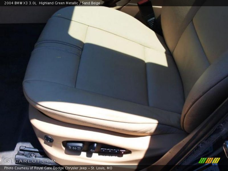 Highland Green Metallic / Sand Beige 2004 BMW X3 3.0i