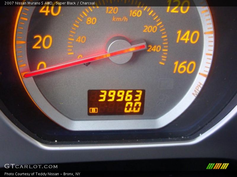 Super Black / Charcoal 2007 Nissan Murano S AWD