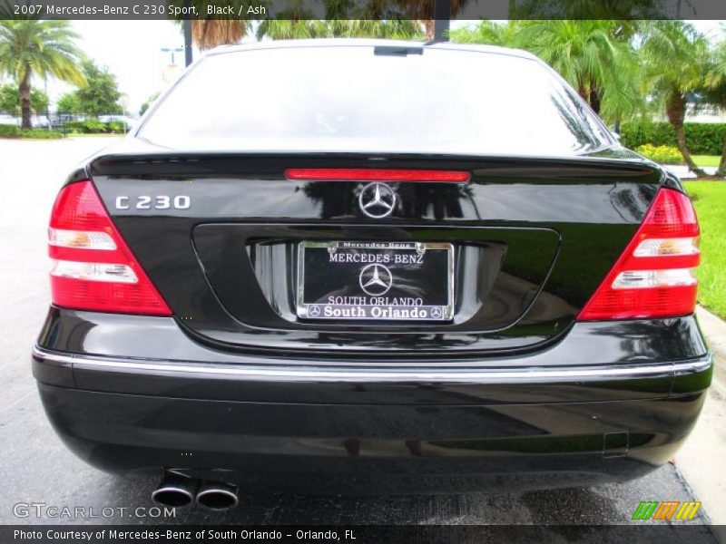 Black / Ash 2007 Mercedes-Benz C 230 Sport