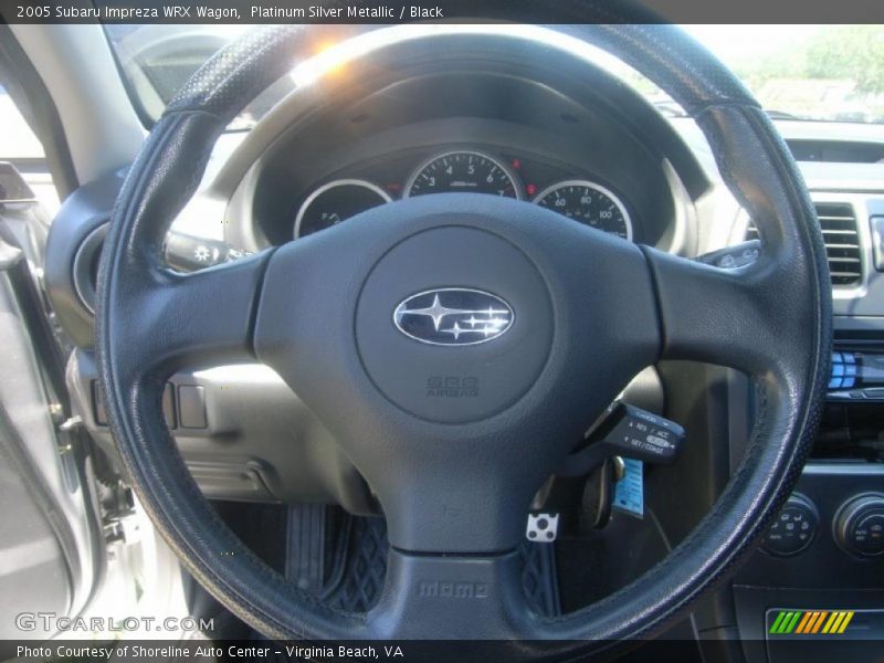 Platinum Silver Metallic / Black 2005 Subaru Impreza WRX Wagon