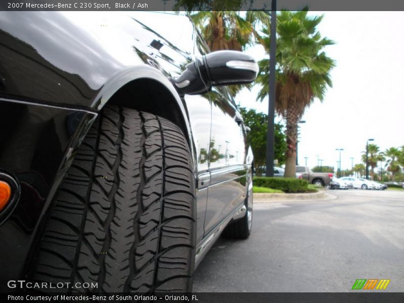 Black / Ash 2007 Mercedes-Benz C 230 Sport
