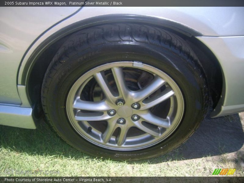 Platinum Silver Metallic / Black 2005 Subaru Impreza WRX Wagon