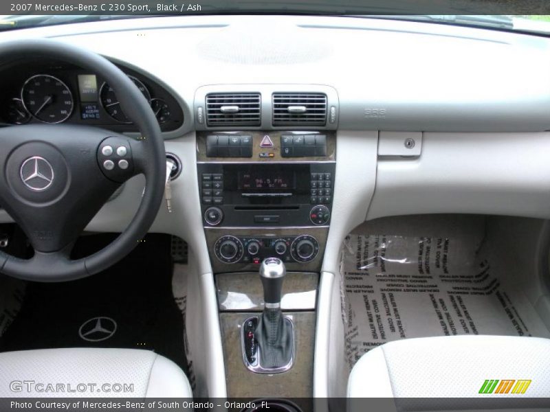 Black / Ash 2007 Mercedes-Benz C 230 Sport