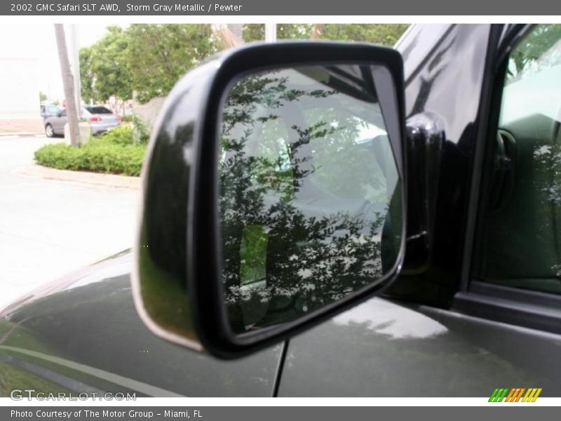 Storm Gray Metallic / Pewter 2002 GMC Safari SLT AWD