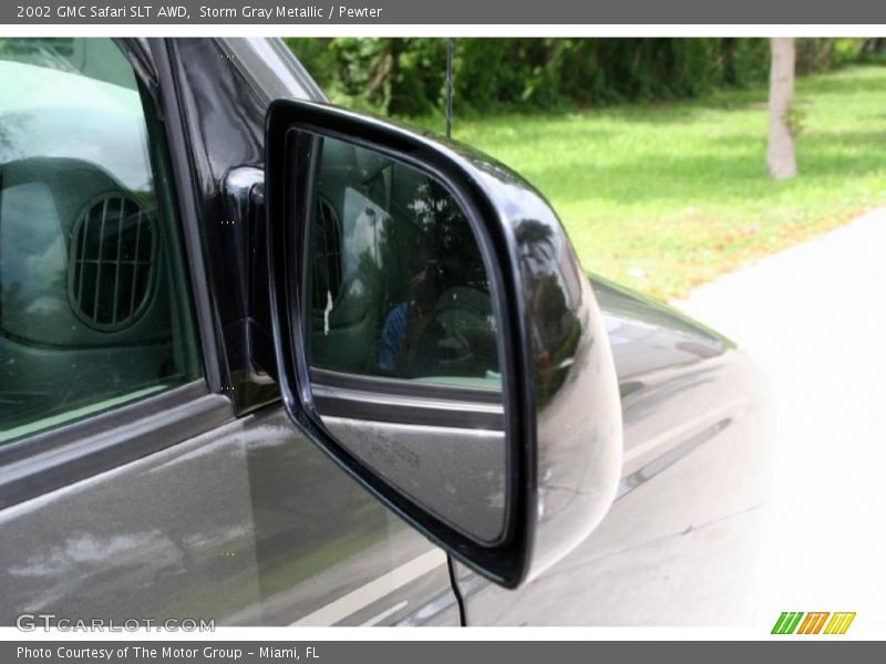 Storm Gray Metallic / Pewter 2002 GMC Safari SLT AWD