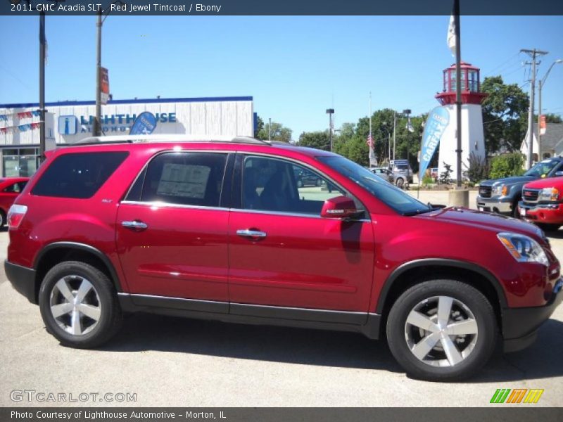 Red Jewel Tintcoat / Ebony 2011 GMC Acadia SLT