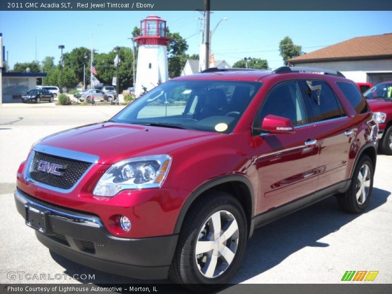 Red Jewel Tintcoat / Ebony 2011 GMC Acadia SLT