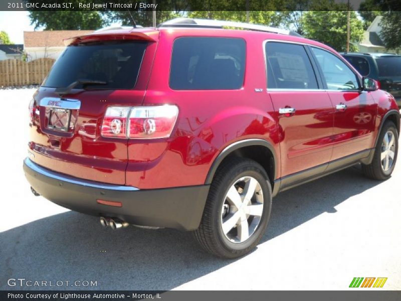 Red Jewel Tintcoat / Ebony 2011 GMC Acadia SLT