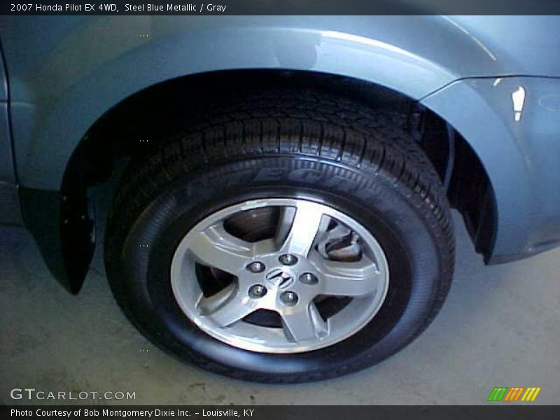 Steel Blue Metallic / Gray 2007 Honda Pilot EX 4WD