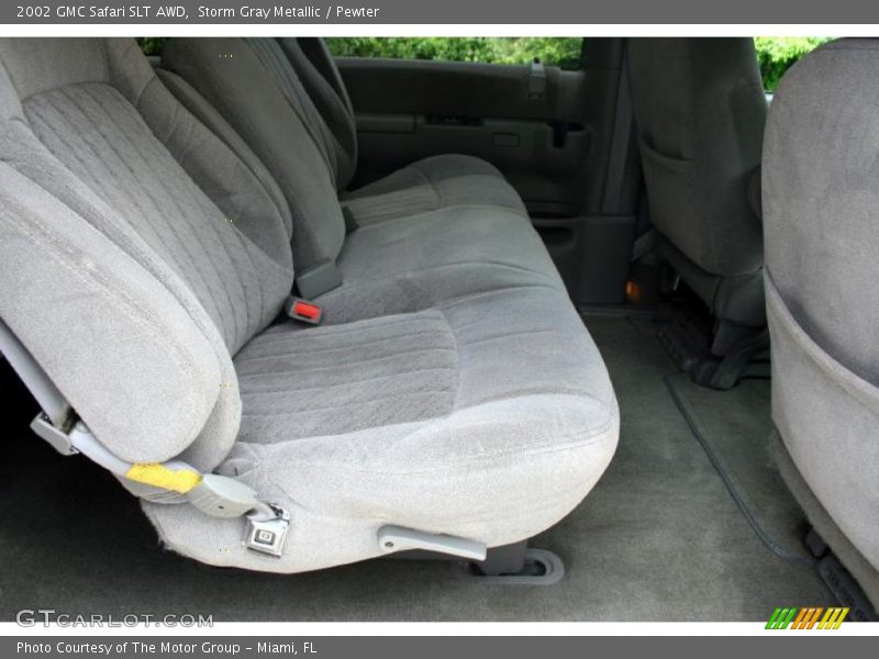 Storm Gray Metallic / Pewter 2002 GMC Safari SLT AWD