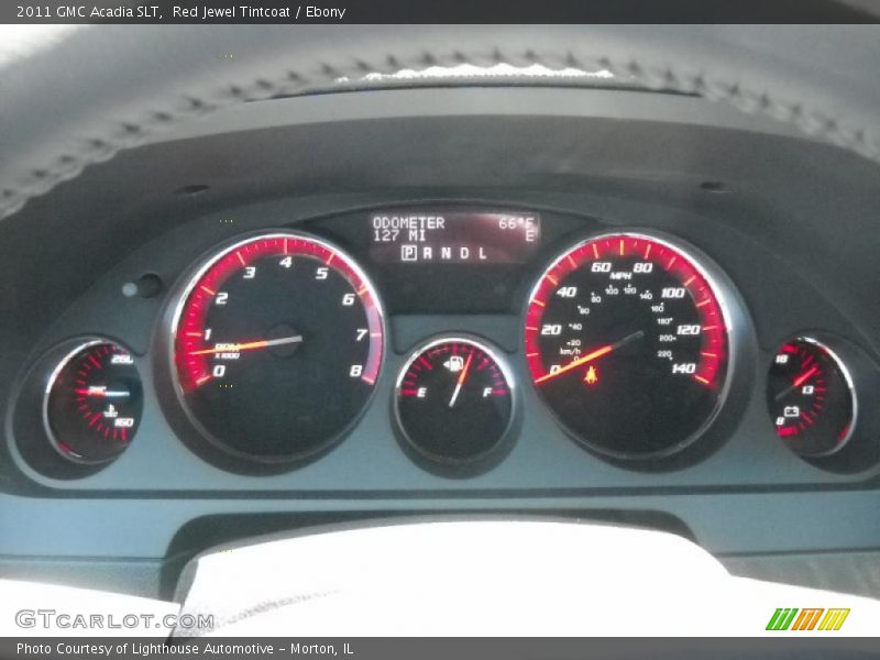 Red Jewel Tintcoat / Ebony 2011 GMC Acadia SLT