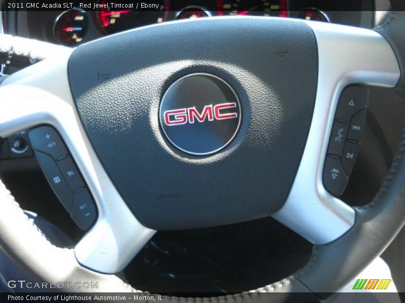 Red Jewel Tintcoat / Ebony 2011 GMC Acadia SLT