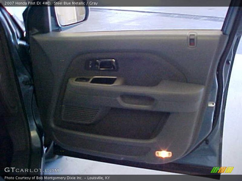 Steel Blue Metallic / Gray 2007 Honda Pilot EX 4WD