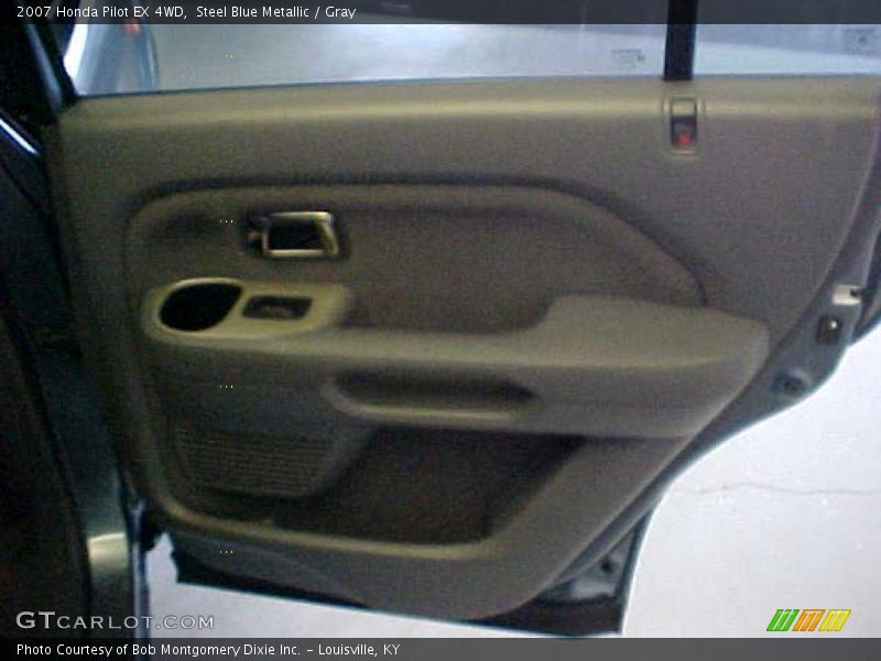 Steel Blue Metallic / Gray 2007 Honda Pilot EX 4WD