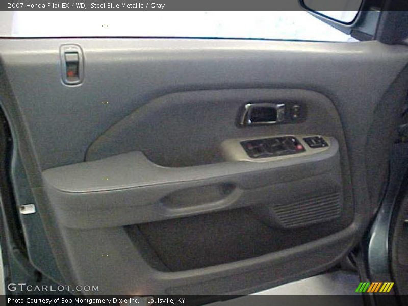 Steel Blue Metallic / Gray 2007 Honda Pilot EX 4WD