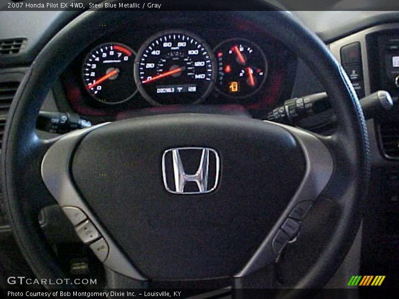 Steel Blue Metallic / Gray 2007 Honda Pilot EX 4WD