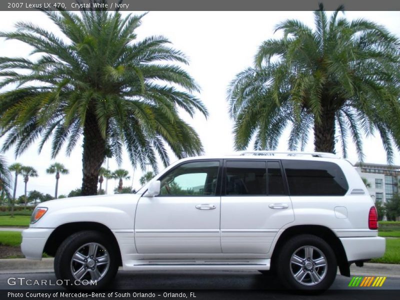 Crystal White / Ivory 2007 Lexus LX 470