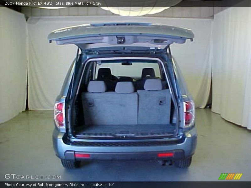 Steel Blue Metallic / Gray 2007 Honda Pilot EX 4WD