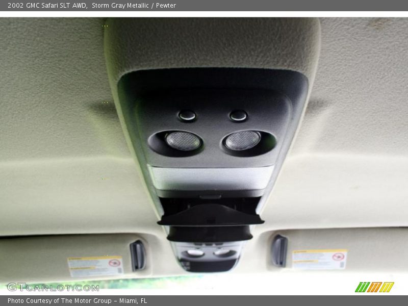 Storm Gray Metallic / Pewter 2002 GMC Safari SLT AWD