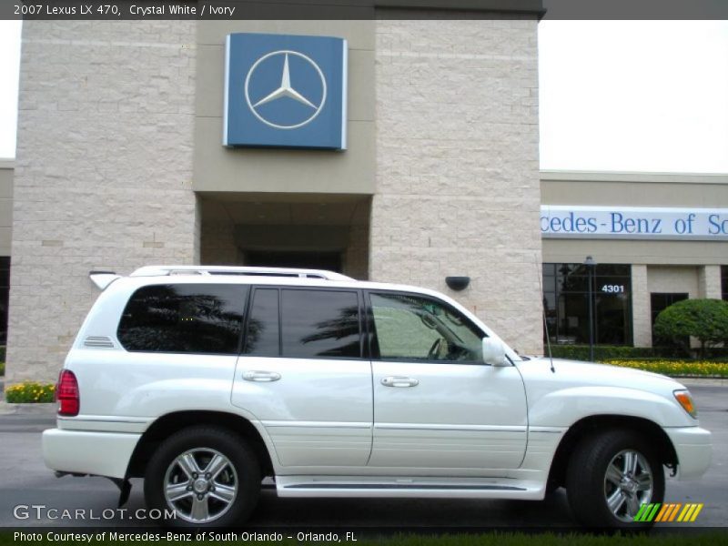 Crystal White / Ivory 2007 Lexus LX 470