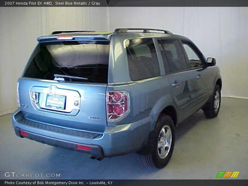 Steel Blue Metallic / Gray 2007 Honda Pilot EX 4WD