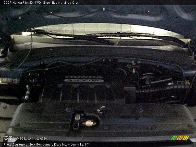 Steel Blue Metallic / Gray 2007 Honda Pilot EX 4WD