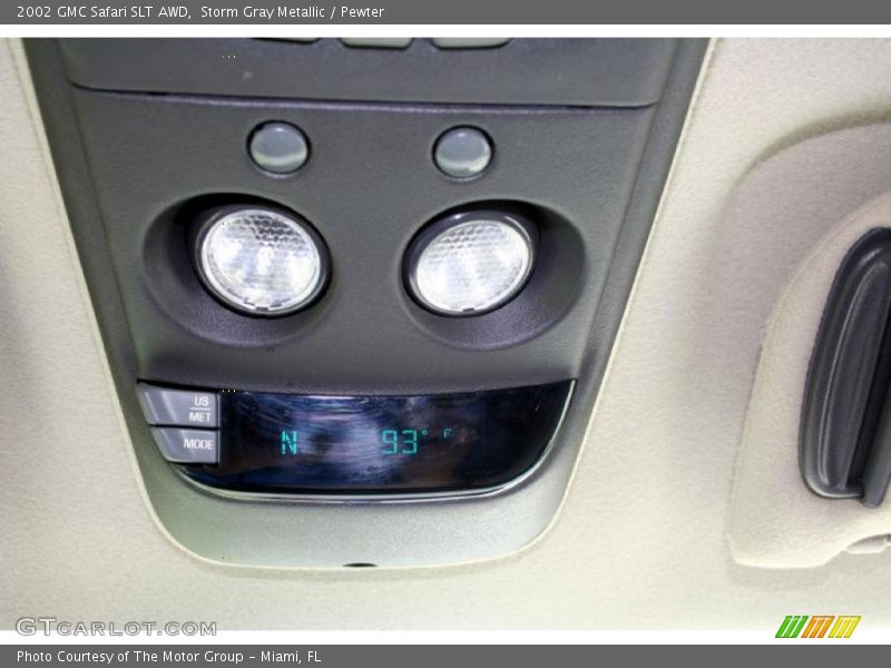 Storm Gray Metallic / Pewter 2002 GMC Safari SLT AWD
