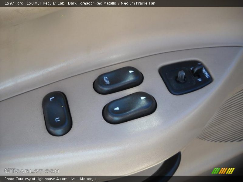 Dark Toreador Red Metallic / Medium Prairie Tan 1997 Ford F150 XLT Regular Cab
