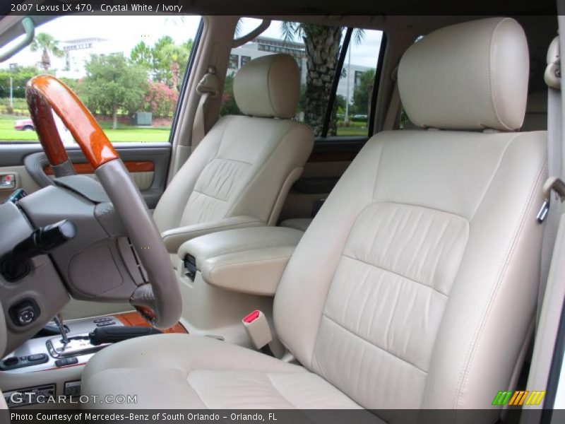 Crystal White / Ivory 2007 Lexus LX 470